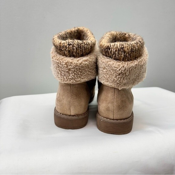 Cliffs White Mountain tan Davis lace up bootie women's 9 - Picture 4 of 8